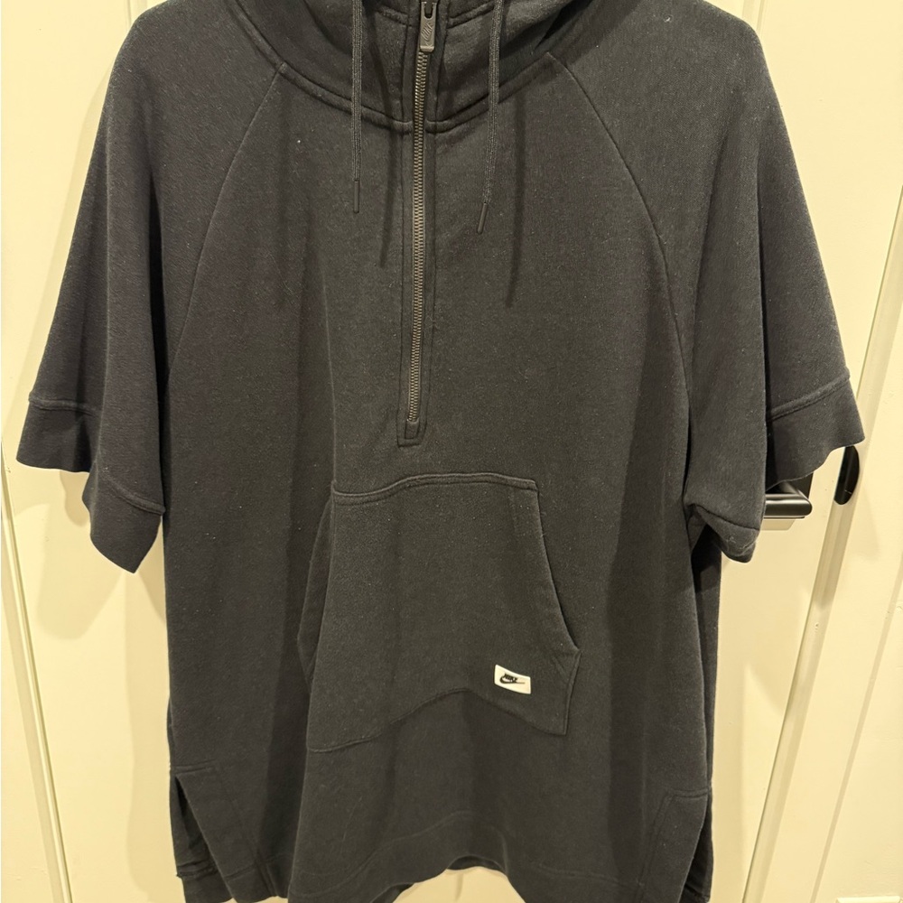 Nike black Half-Zip Hoodie
